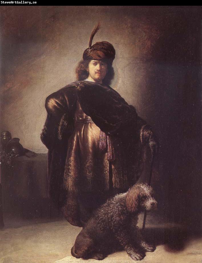 Rembrandt van rijn Self-Portrait with Dog